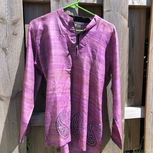 Svasa Raw Silk Women’s Tunic XL